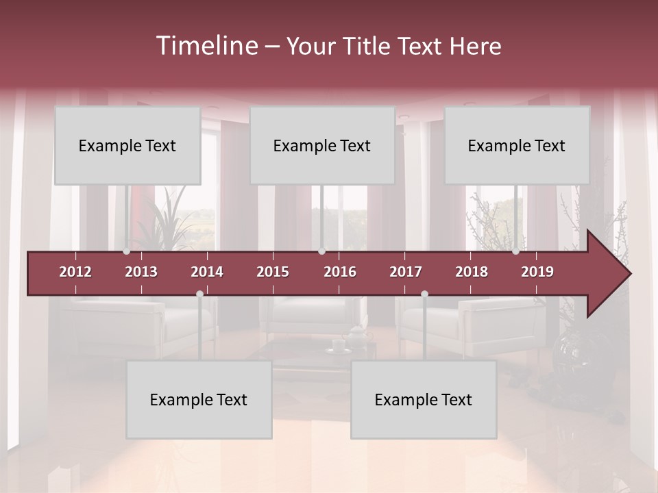 City Relaxation Mansion PowerPoint Template