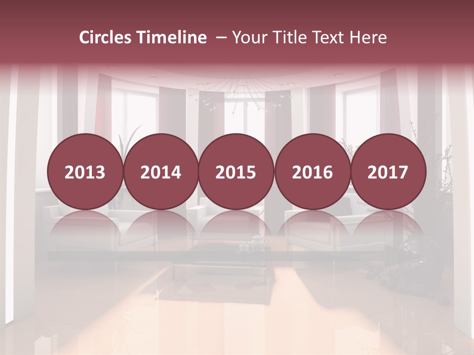 City Relaxation Mansion PowerPoint Template