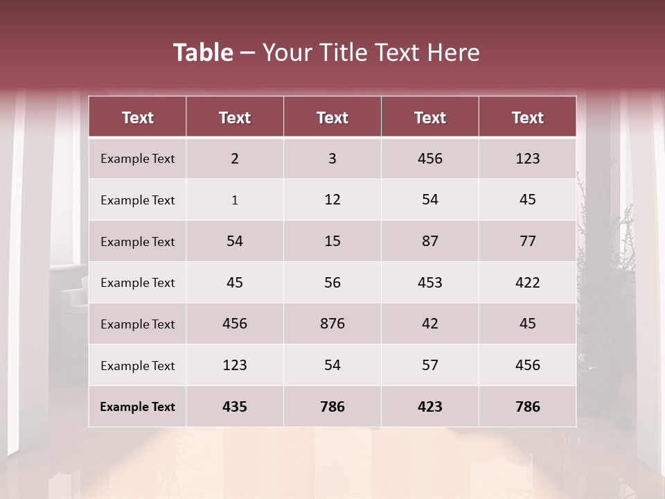 City Relaxation Mansion PowerPoint Template