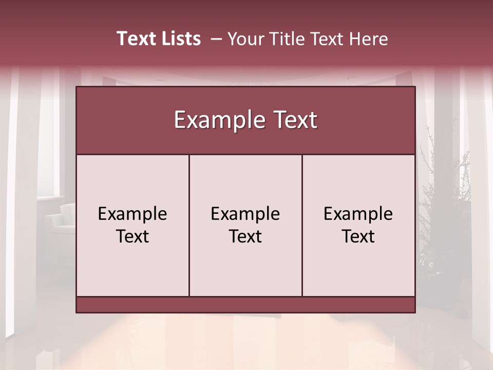 City Relaxation Mansion PowerPoint Template