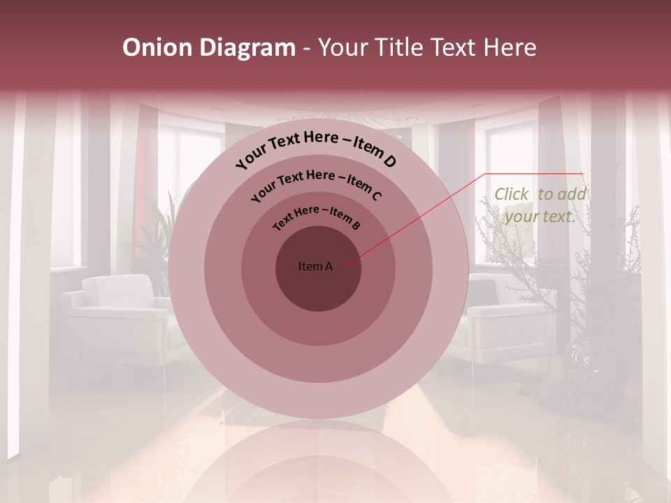 City Relaxation Mansion PowerPoint Template