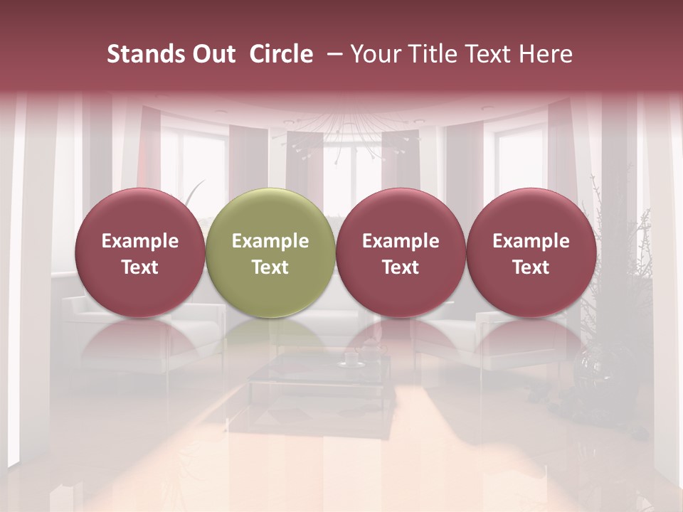 City Relaxation Mansion PowerPoint Template