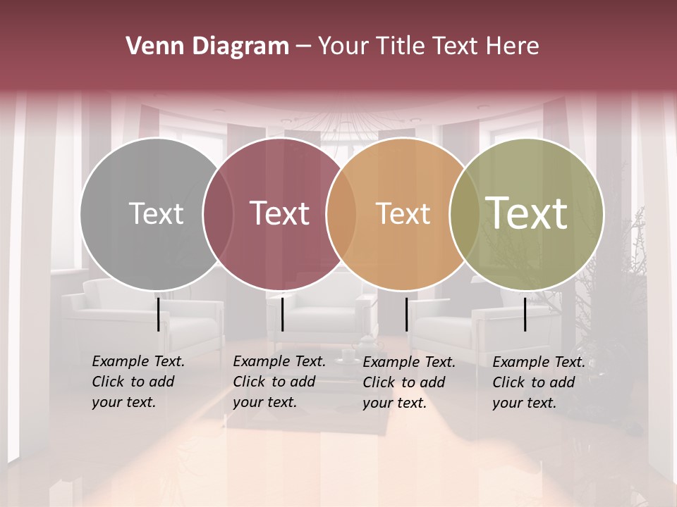 City Relaxation Mansion PowerPoint Template