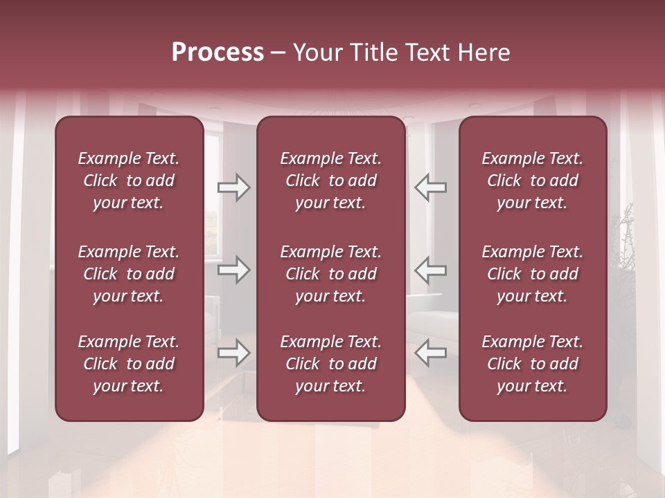 City Relaxation Mansion PowerPoint Template