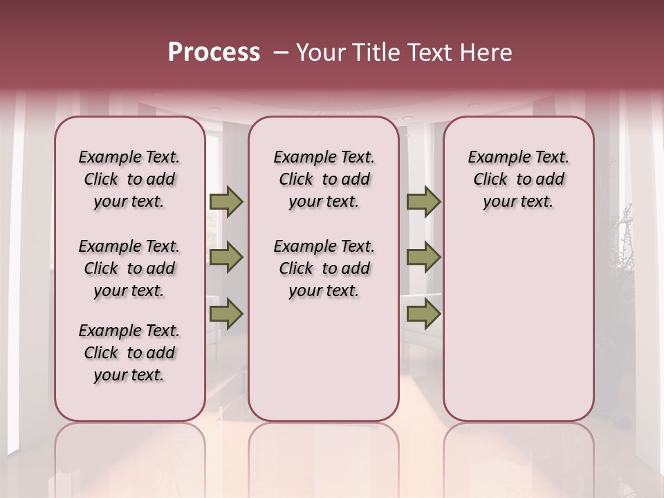 City Relaxation Mansion PowerPoint Template