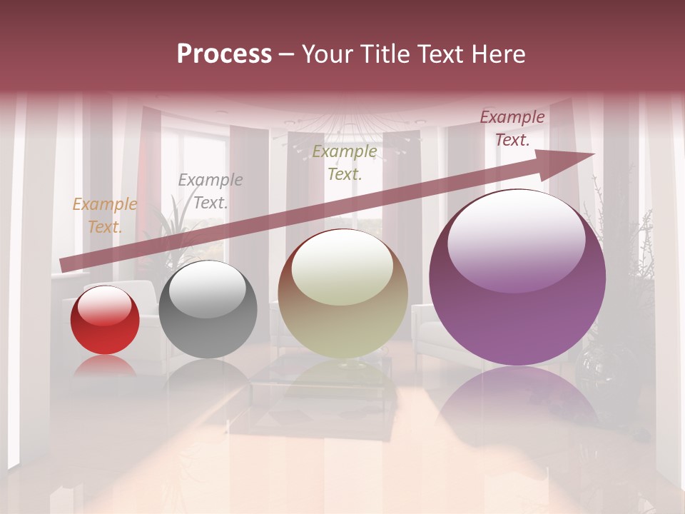 City Relaxation Mansion PowerPoint Template