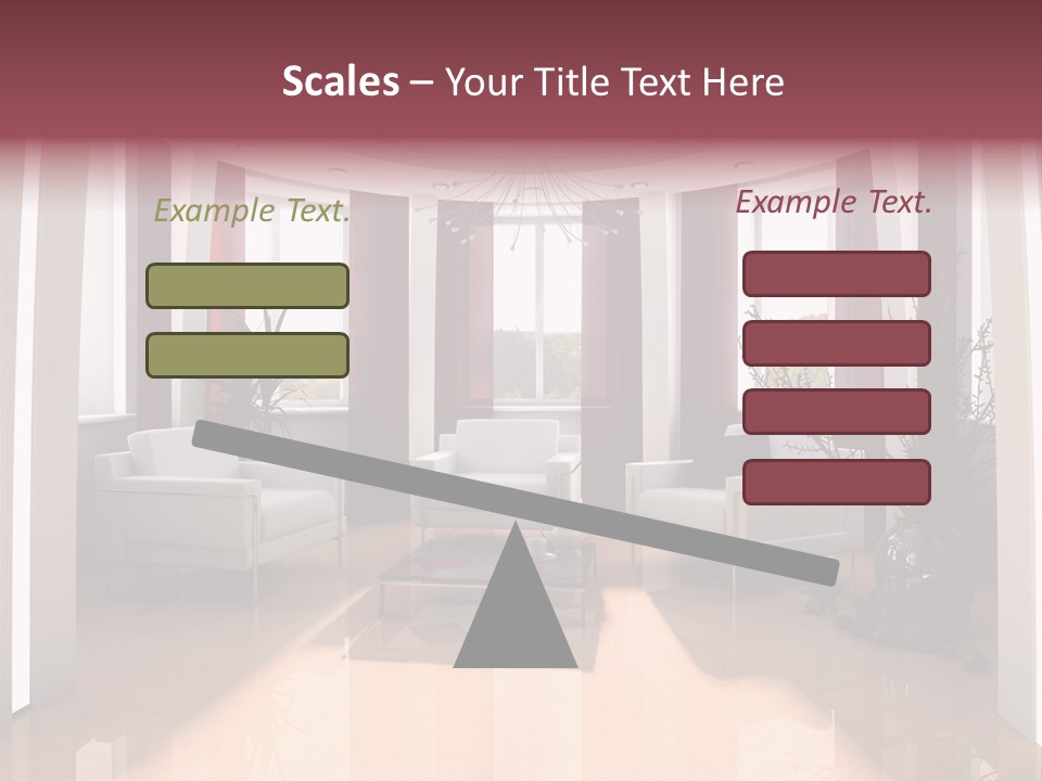 City Relaxation Mansion PowerPoint Template