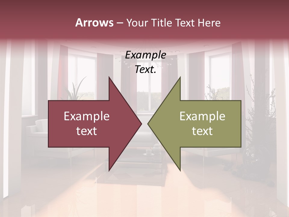 City Relaxation Mansion PowerPoint Template