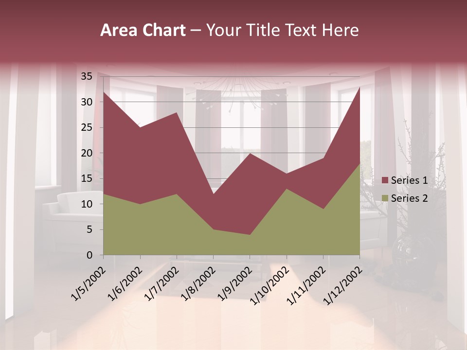City Relaxation Mansion PowerPoint Template