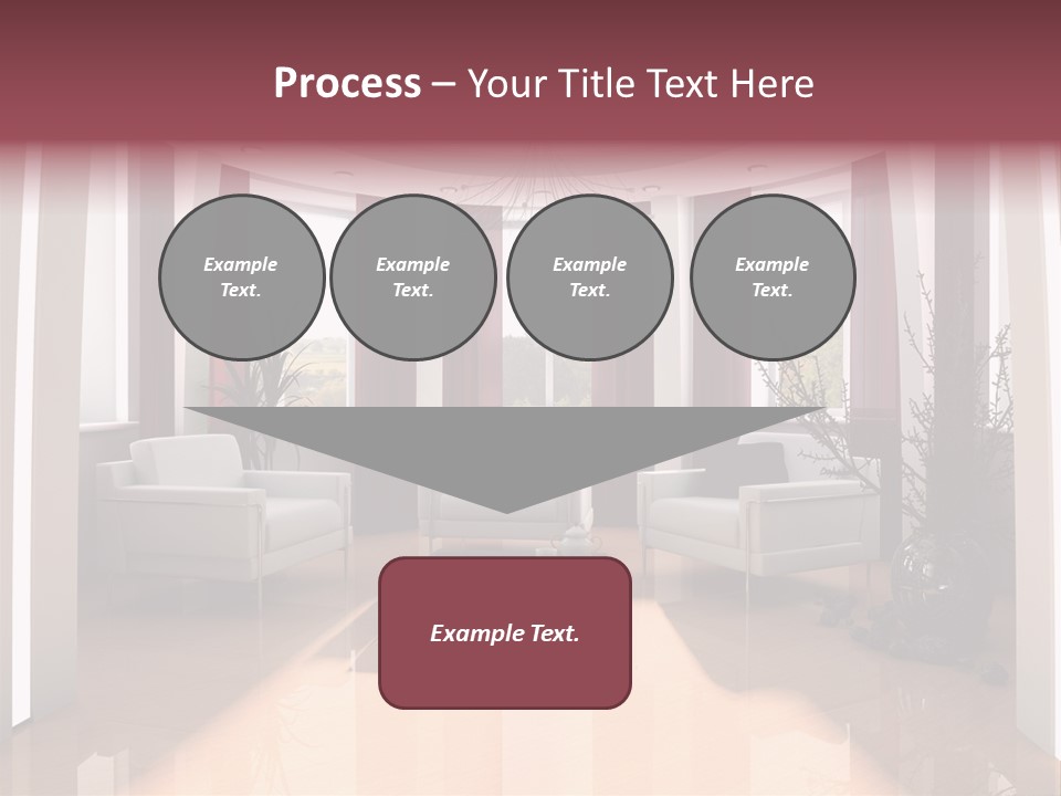 City Relaxation Mansion PowerPoint Template