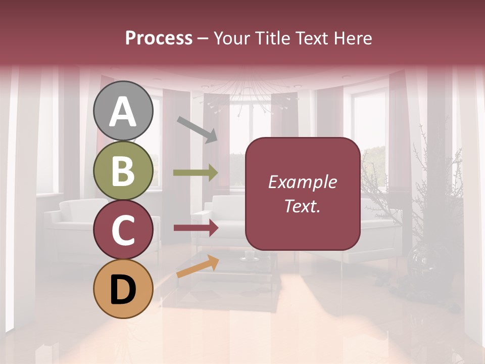 City Relaxation Mansion PowerPoint Template