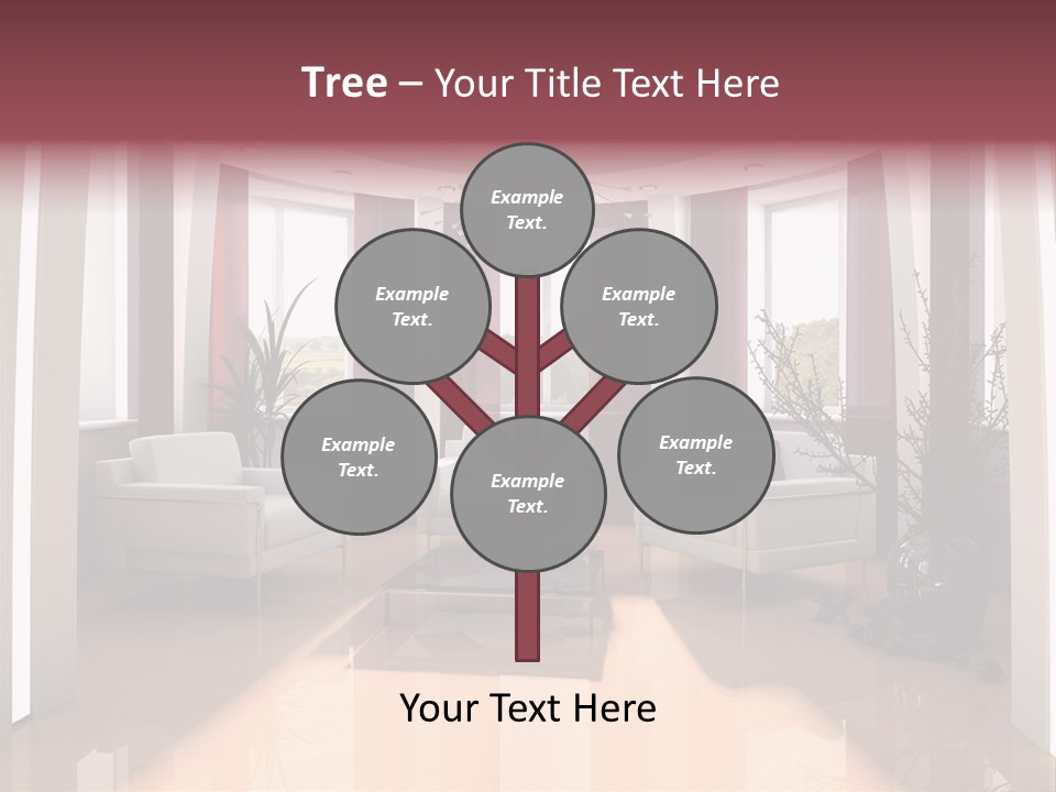 City Relaxation Mansion PowerPoint Template