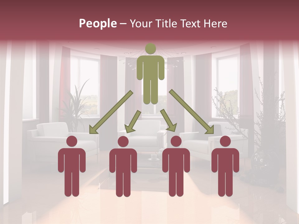 City Relaxation Mansion PowerPoint Template