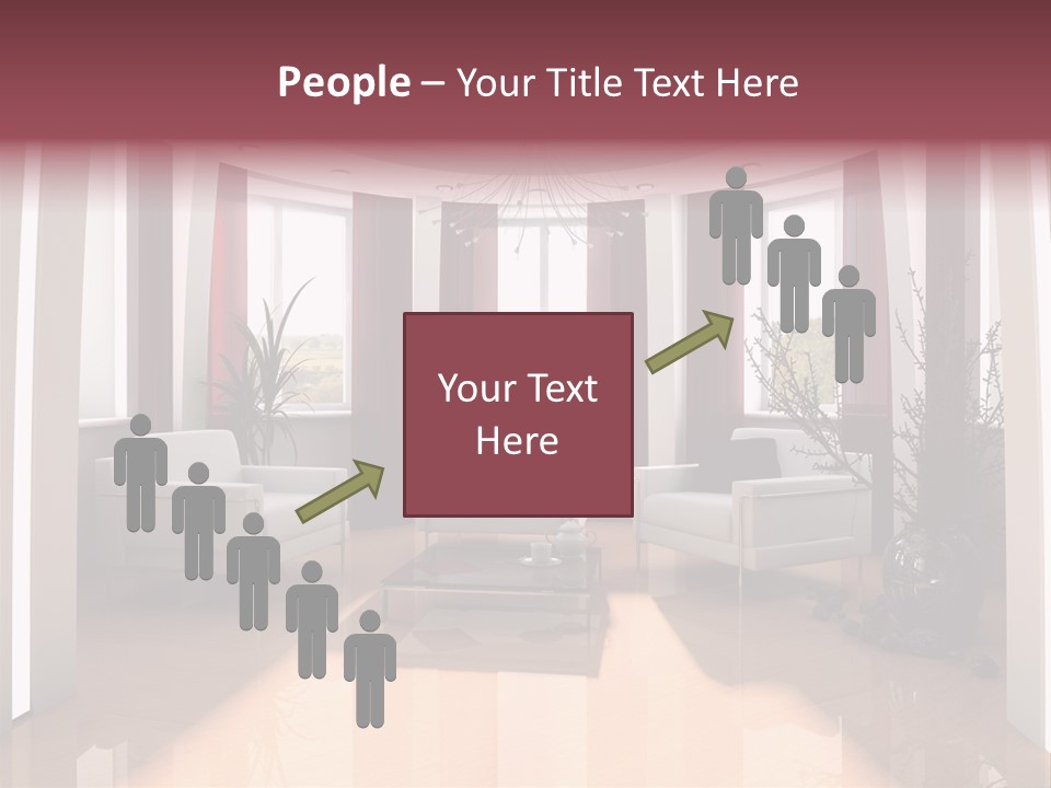 City Relaxation Mansion PowerPoint Template