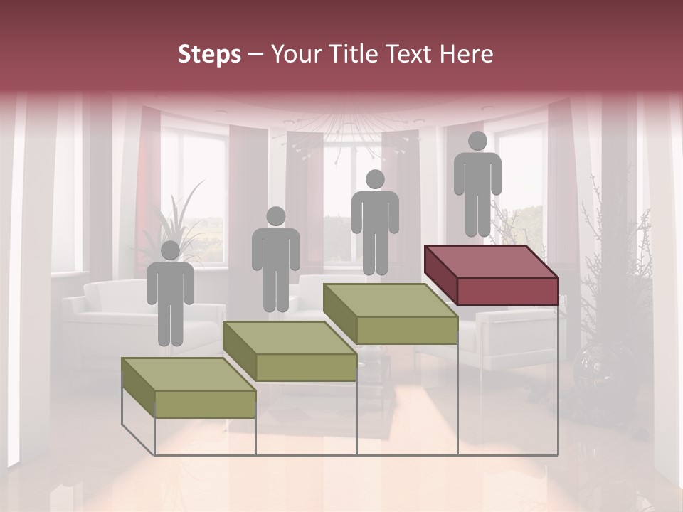 City Relaxation Mansion PowerPoint Template