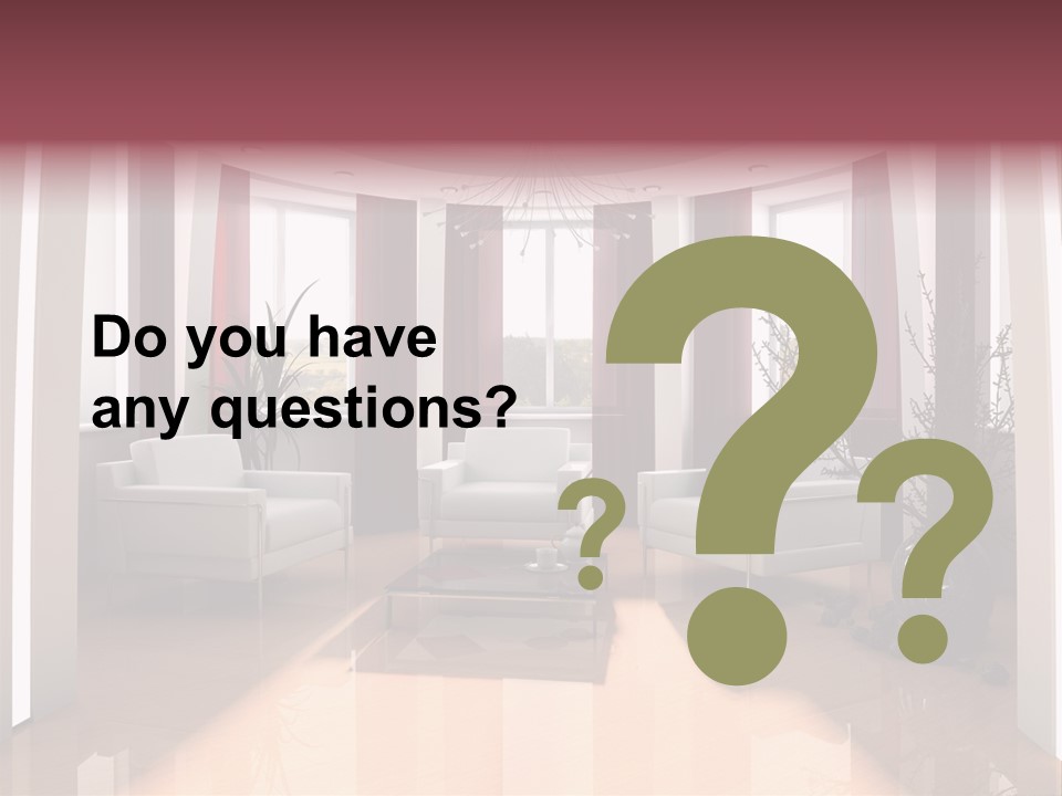 City Relaxation Mansion PowerPoint Template