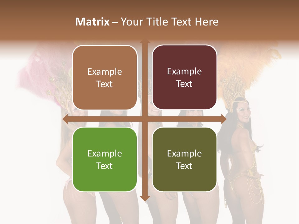 A Group Of Beautiful Women In Bikinis Posing For A Picture PowerPoint Template