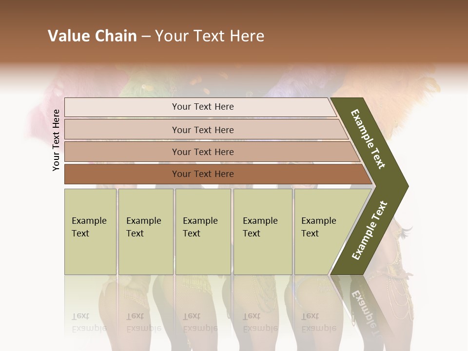 A Group Of Beautiful Women In Bikinis Posing For A Picture PowerPoint Template