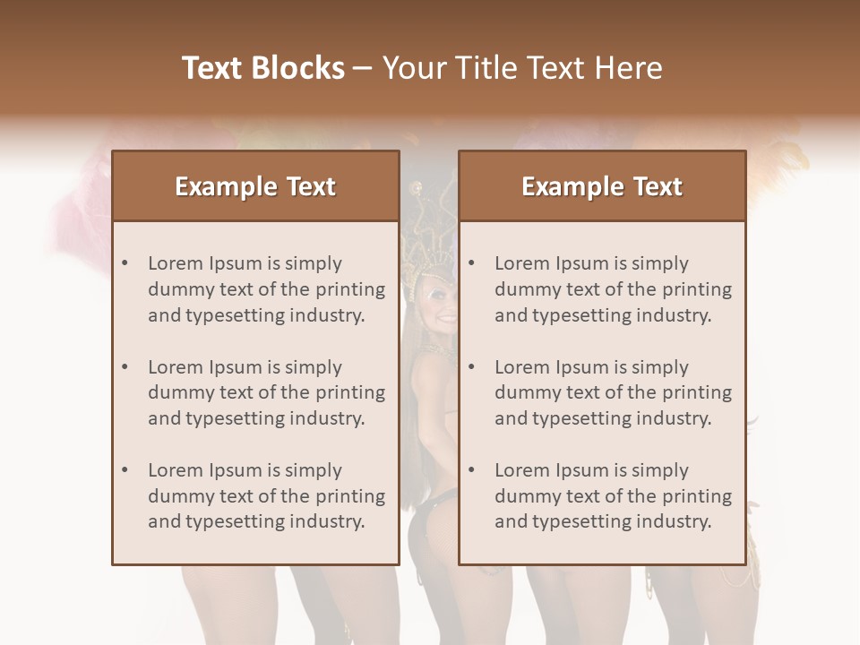 A Group Of Beautiful Women In Bikinis Posing For A Picture PowerPoint Template