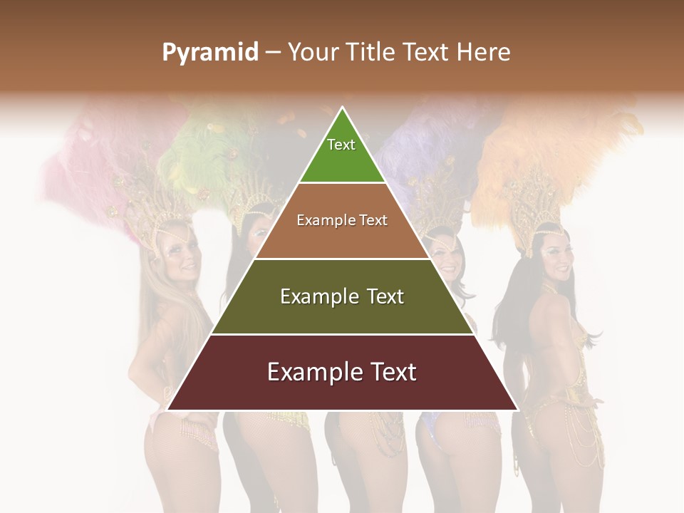 A Group Of Beautiful Women In Bikinis Posing For A Picture PowerPoint Template