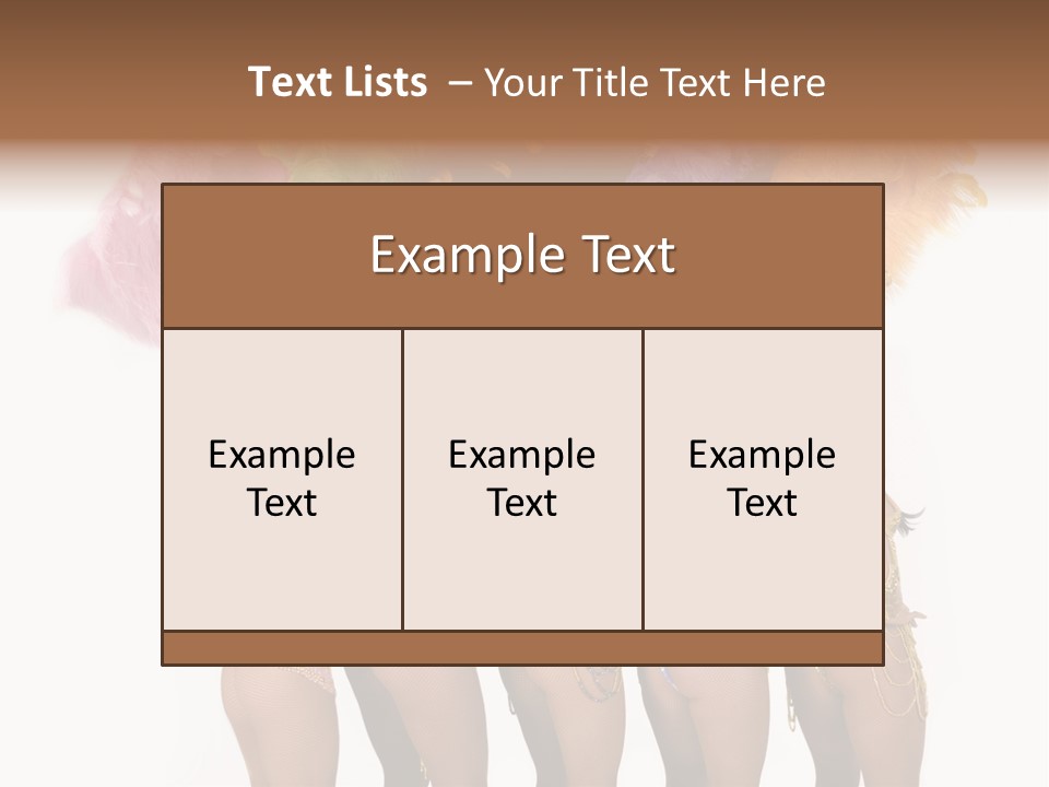 A Group Of Beautiful Women In Bikinis Posing For A Picture PowerPoint Template