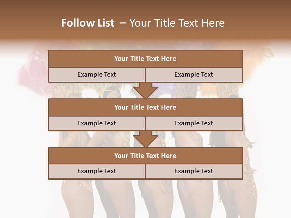 A Group Of Beautiful Women In Bikinis Posing For A Picture PowerPoint Template