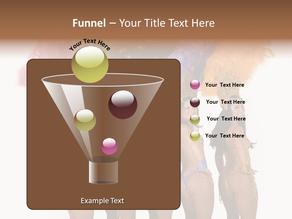 A Group Of Beautiful Women In Bikinis Posing For A Picture PowerPoint Template