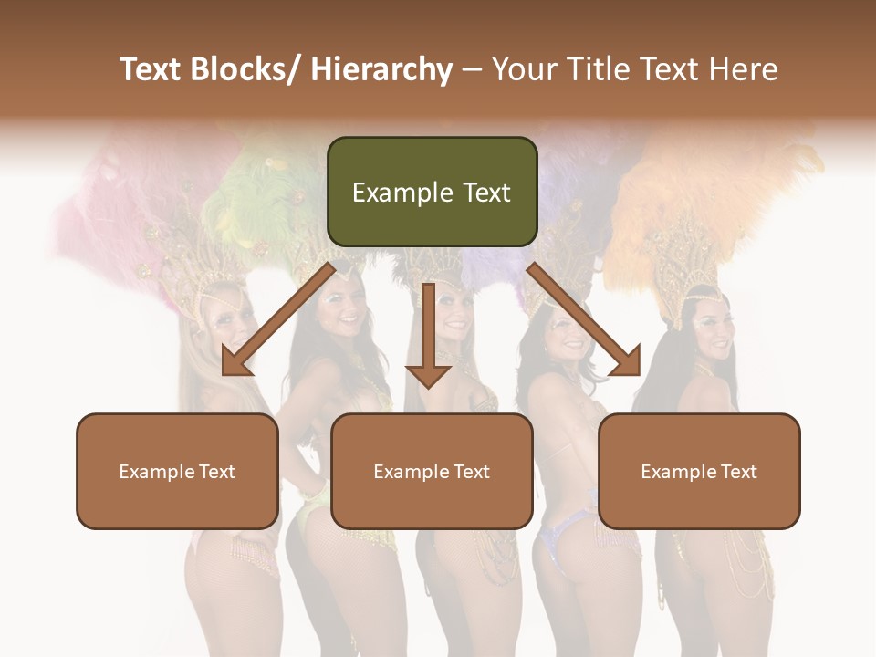 A Group Of Beautiful Women In Bikinis Posing For A Picture PowerPoint Template