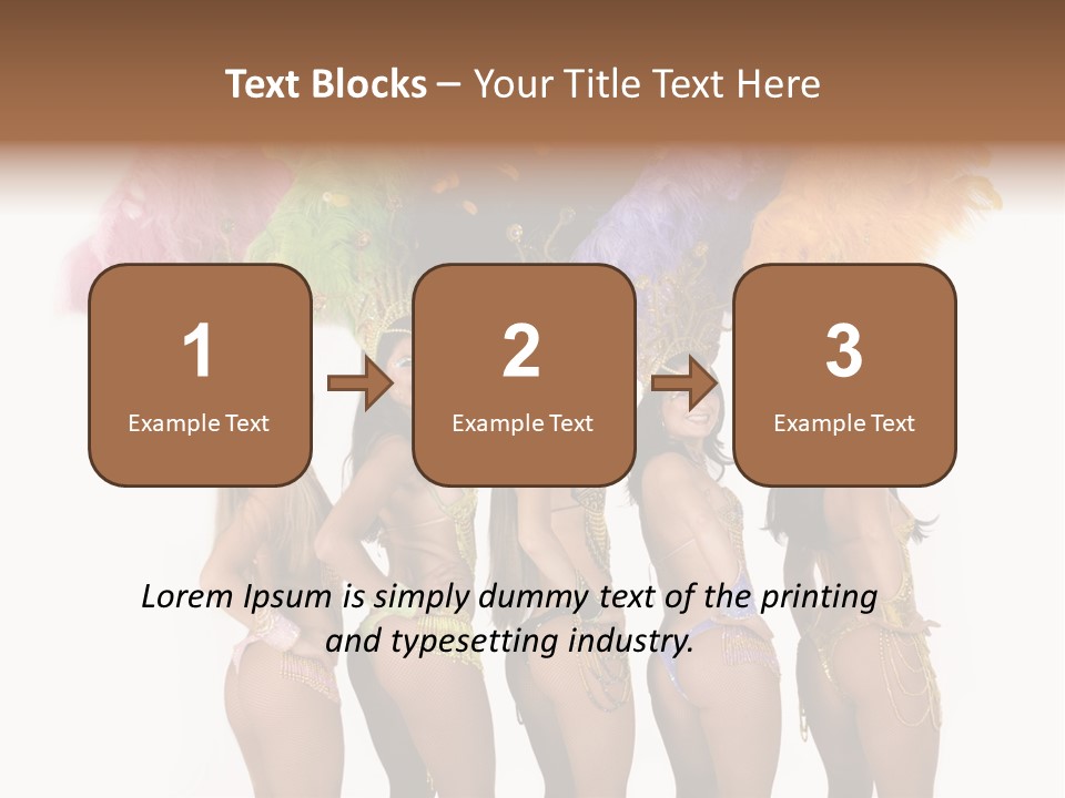 A Group Of Beautiful Women In Bikinis Posing For A Picture PowerPoint Template