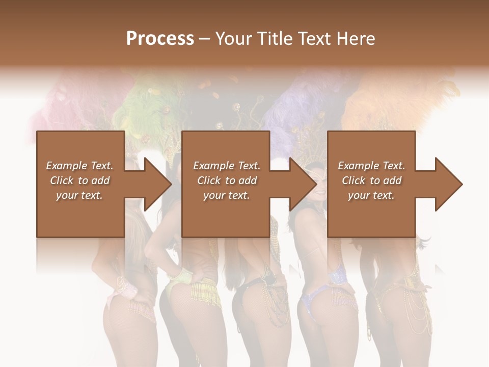 A Group Of Beautiful Women In Bikinis Posing For A Picture PowerPoint Template