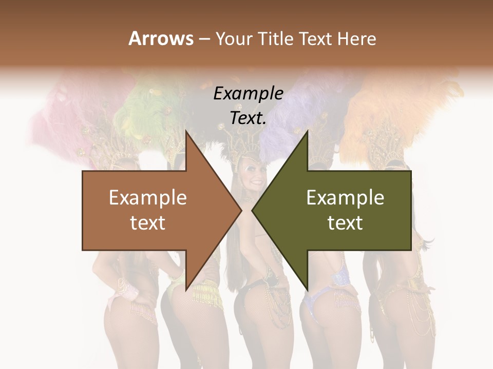 A Group Of Beautiful Women In Bikinis Posing For A Picture PowerPoint Template