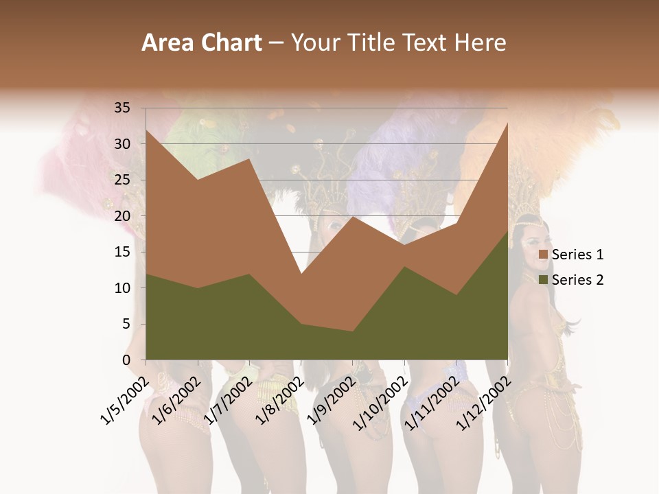 A Group Of Beautiful Women In Bikinis Posing For A Picture PowerPoint Template