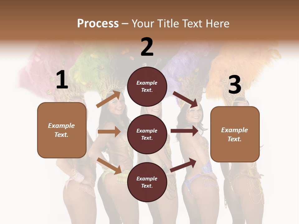 A Group Of Beautiful Women In Bikinis Posing For A Picture PowerPoint Template