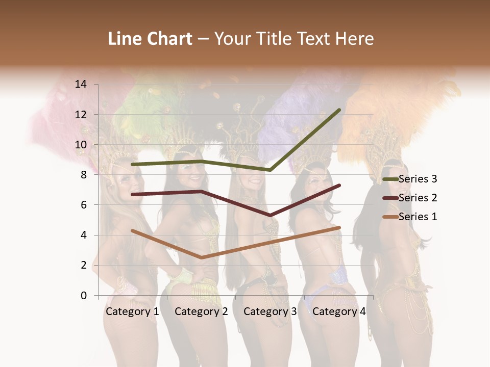 A Group Of Beautiful Women In Bikinis Posing For A Picture PowerPoint Template