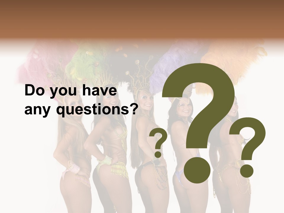 A Group Of Beautiful Women In Bikinis Posing For A Picture PowerPoint Template