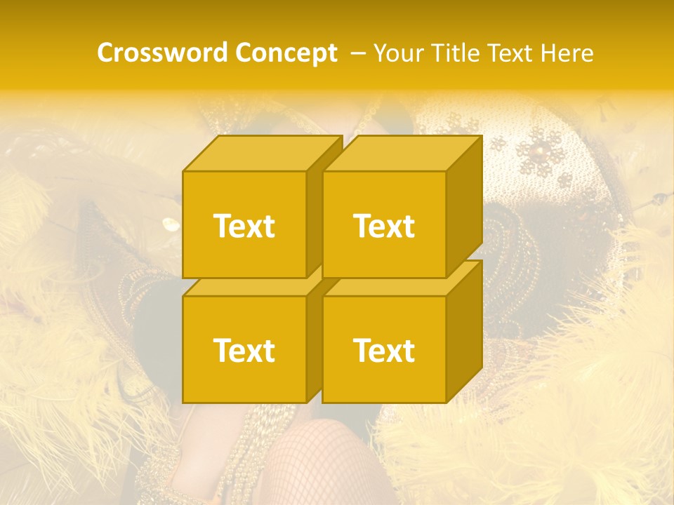 American Women Casino PowerPoint Template