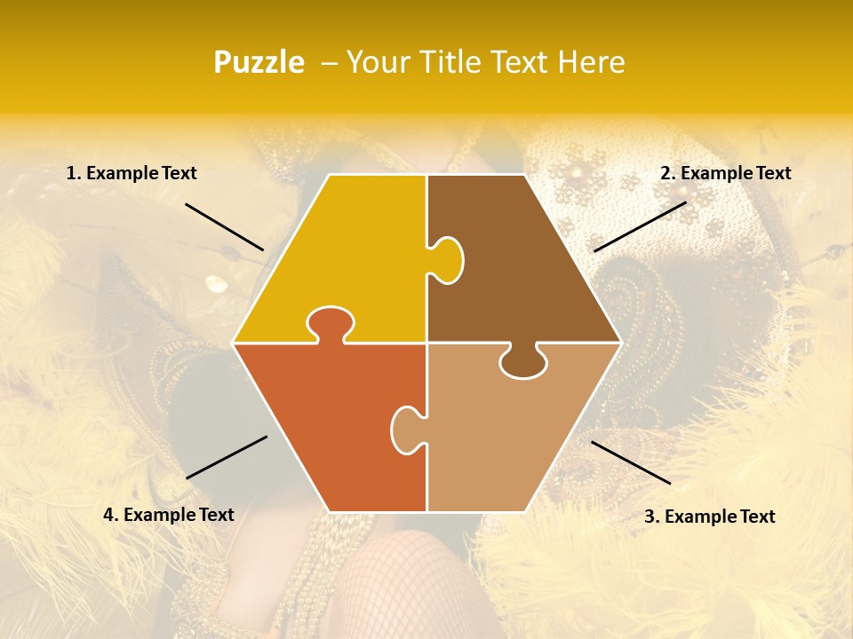 American Women Casino PowerPoint Template