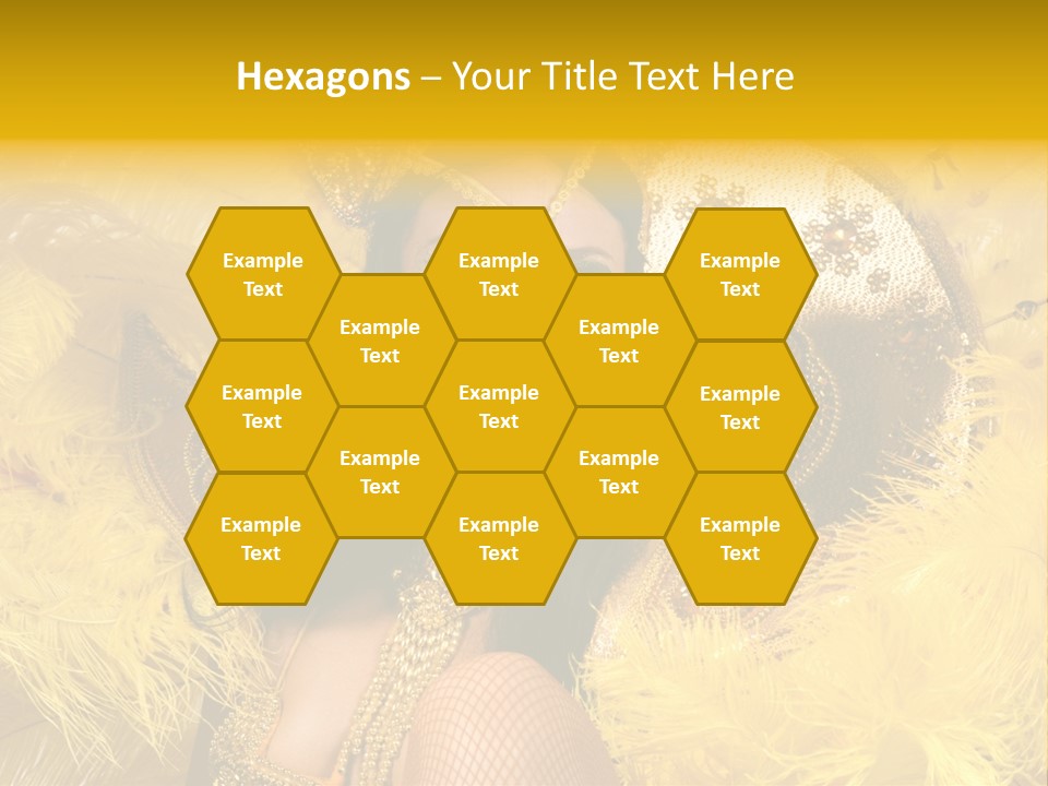 American Women Casino PowerPoint Template