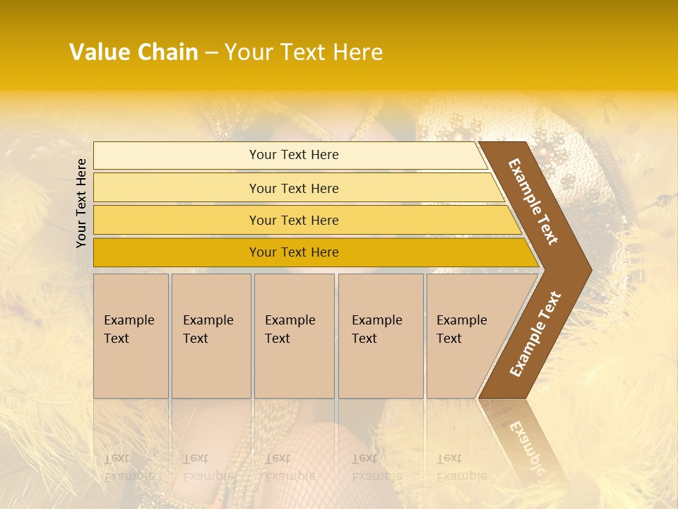 American Women Casino PowerPoint Template