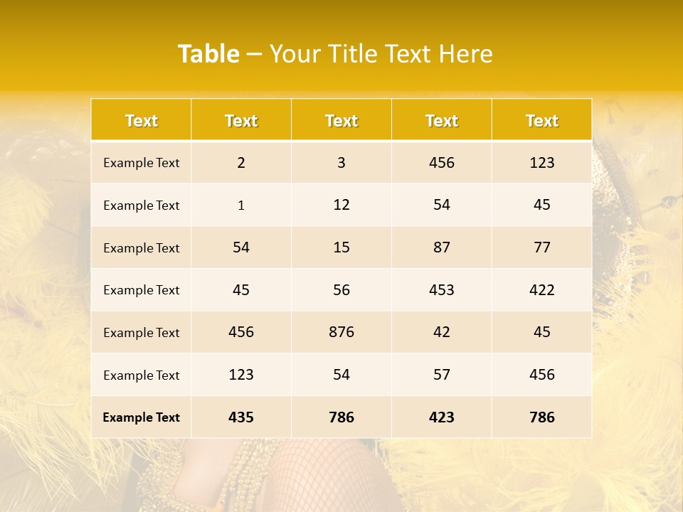 American Women Casino PowerPoint Template