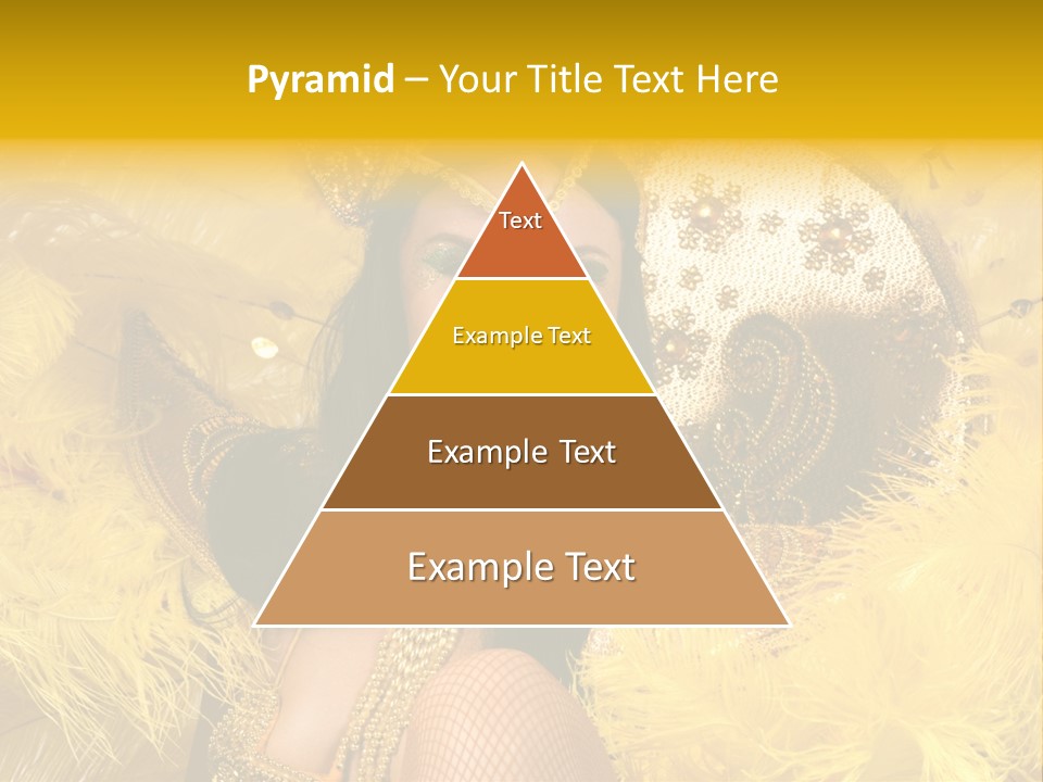 American Women Casino PowerPoint Template