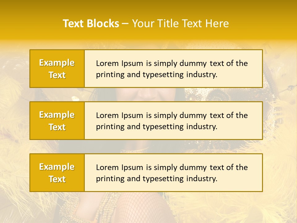 American Women Casino PowerPoint Template