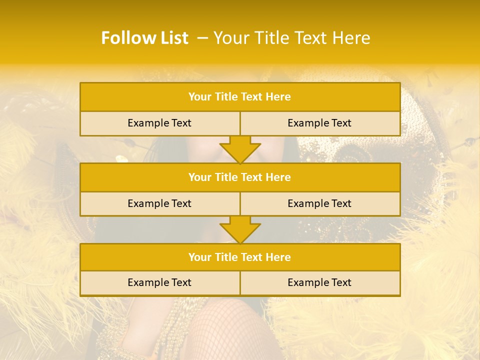 American Women Casino PowerPoint Template