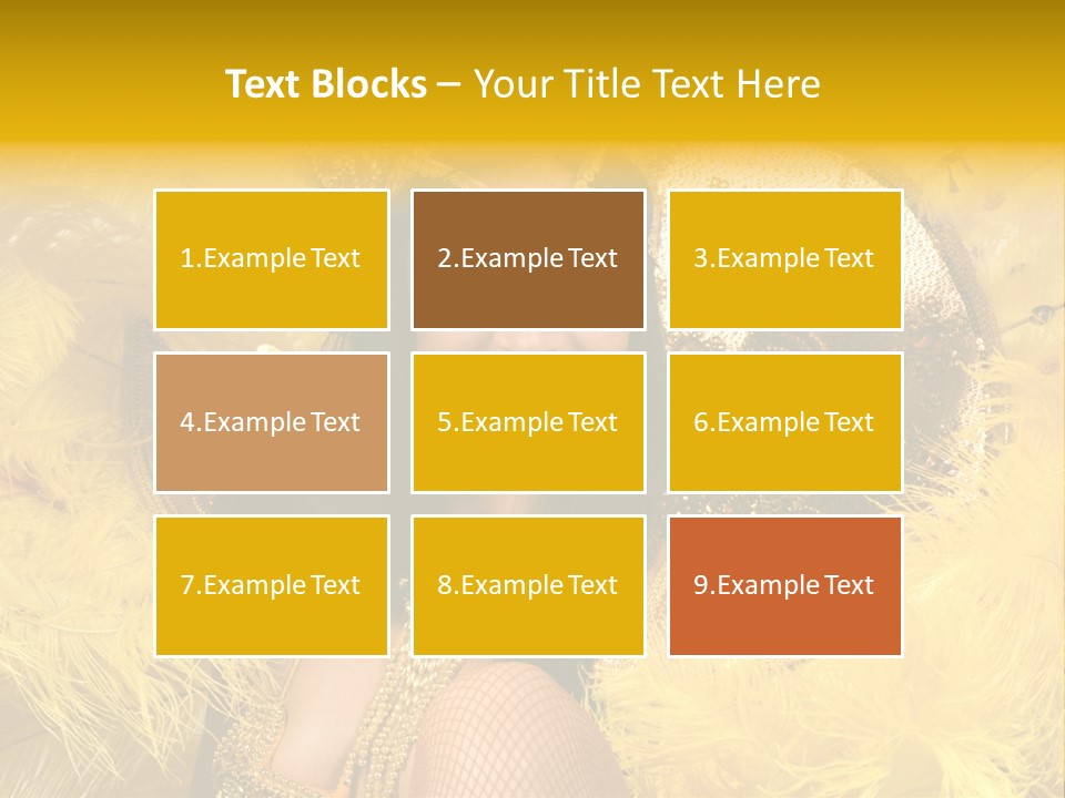 American Women Casino PowerPoint Template