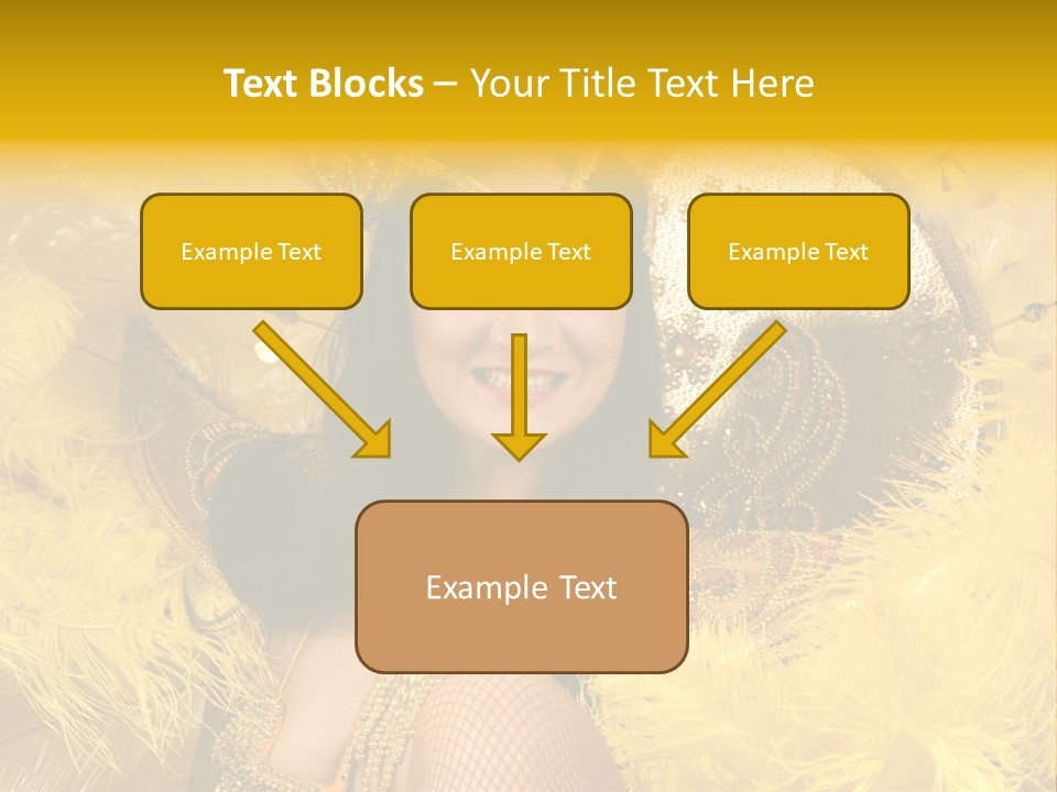 American Women Casino PowerPoint Template