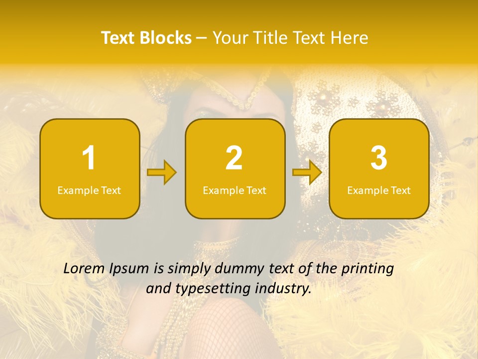 American Women Casino PowerPoint Template