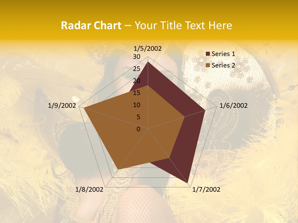 American Women Casino PowerPoint Template