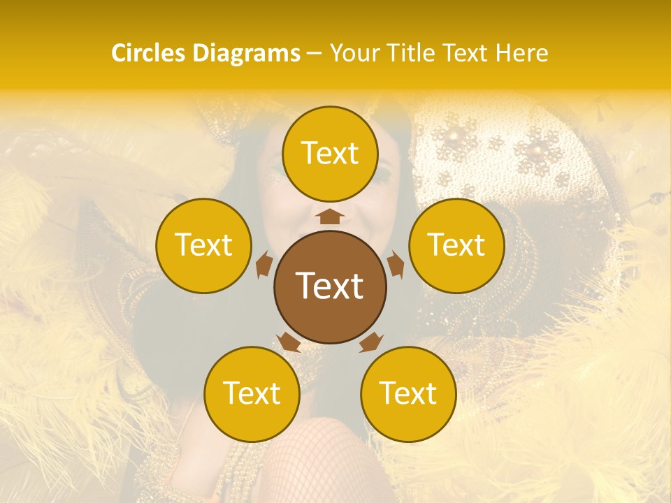 American Women Casino PowerPoint Template