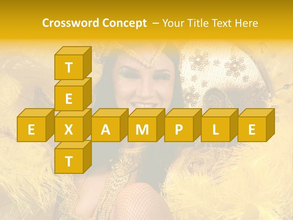 American Women Casino PowerPoint Template