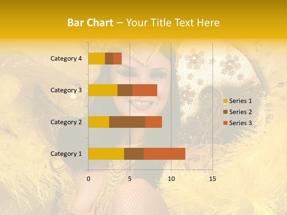 American Women Casino PowerPoint Template